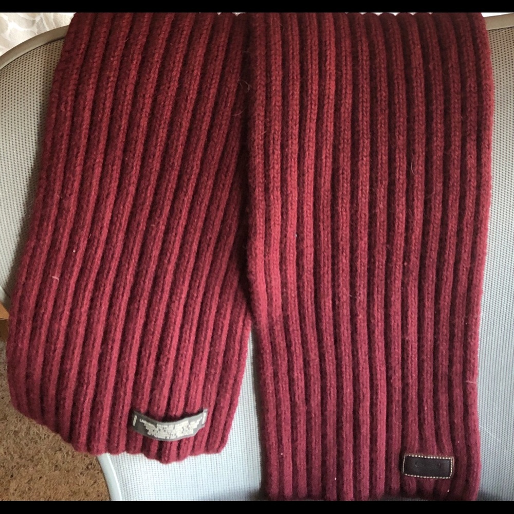 Burgundy Coach scarf